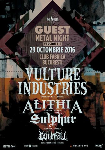 Guest Metal Night 1.0 cu Vulture Industries în Fabrica: dăruire, nebunie și convingere